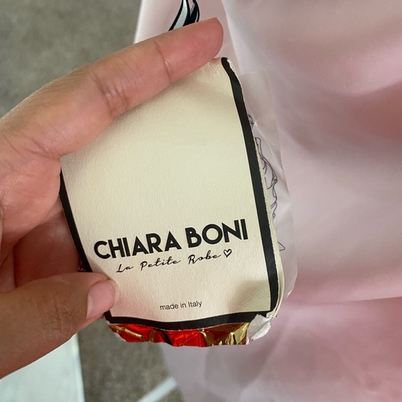 Chiara Boni Joelle Lace Pink Dress Size 16 - Picture 6 of 8